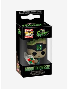 Funko Pocket Pop! Marvel I Am Groot Groot in Onesie Vinyl Figure Keychain, , hi-res