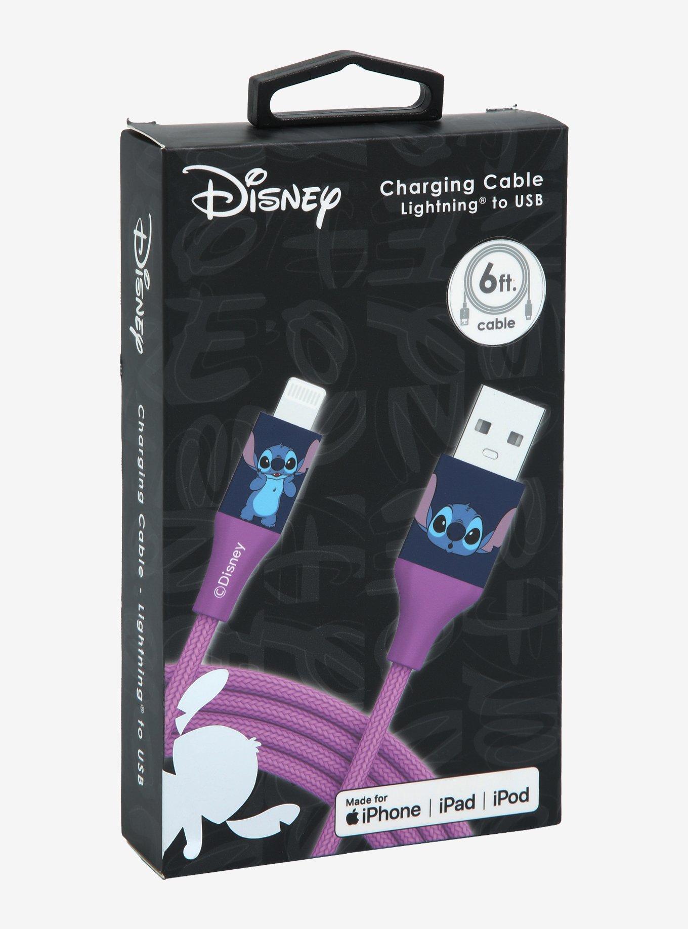 Disney Lilo & Stitch Lightning to USB Charging Cable, , alternate