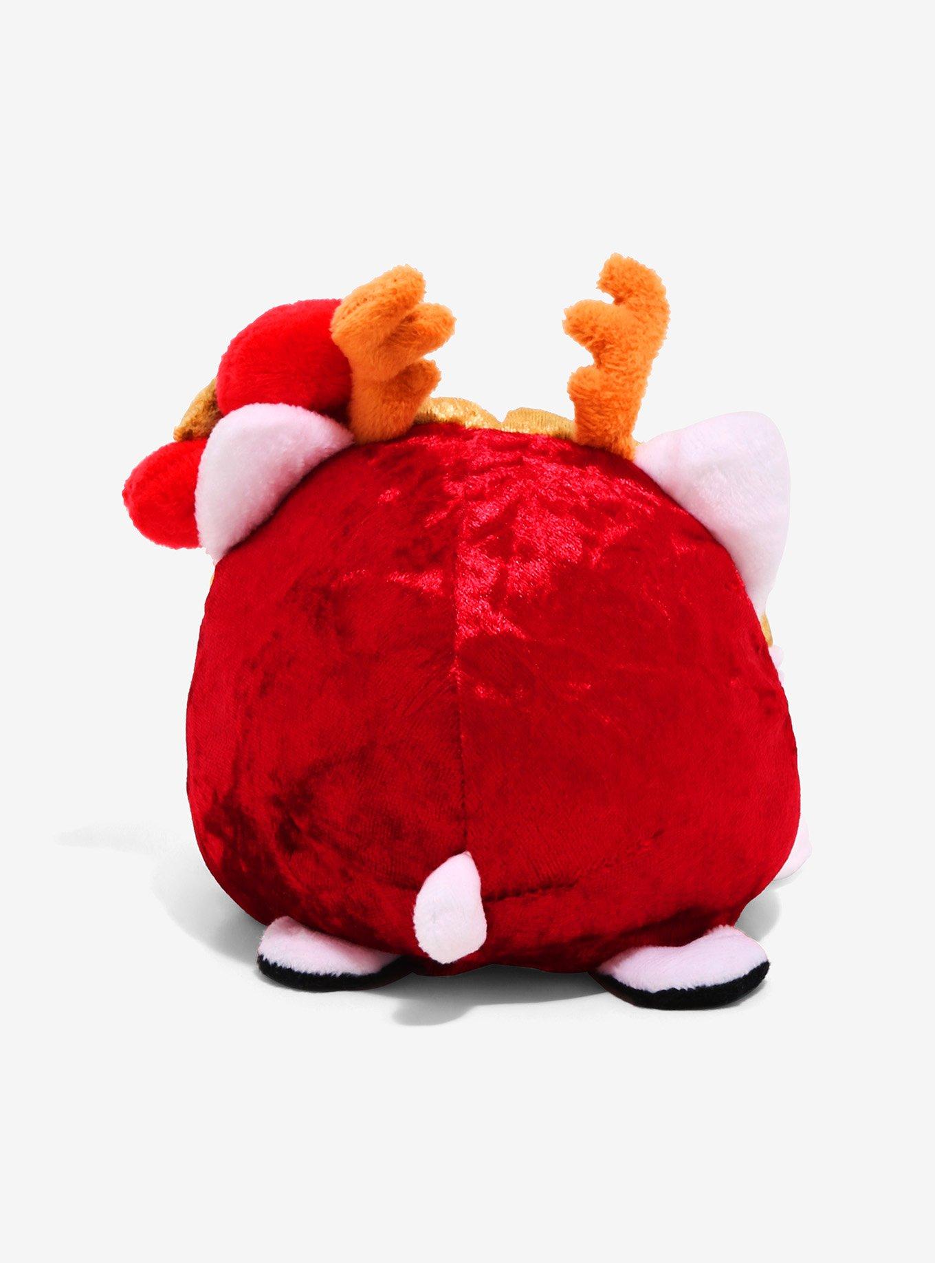 TeeTurtle Hello Kitty and Friends Reindeer & Santa Outfit Reversible Mood 5 Inch Hello Kitty Plush , , alternate