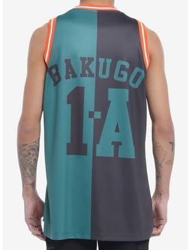 Plus Size My Hero Academia Bakugo Split Basketball Jersey, , hi-res
