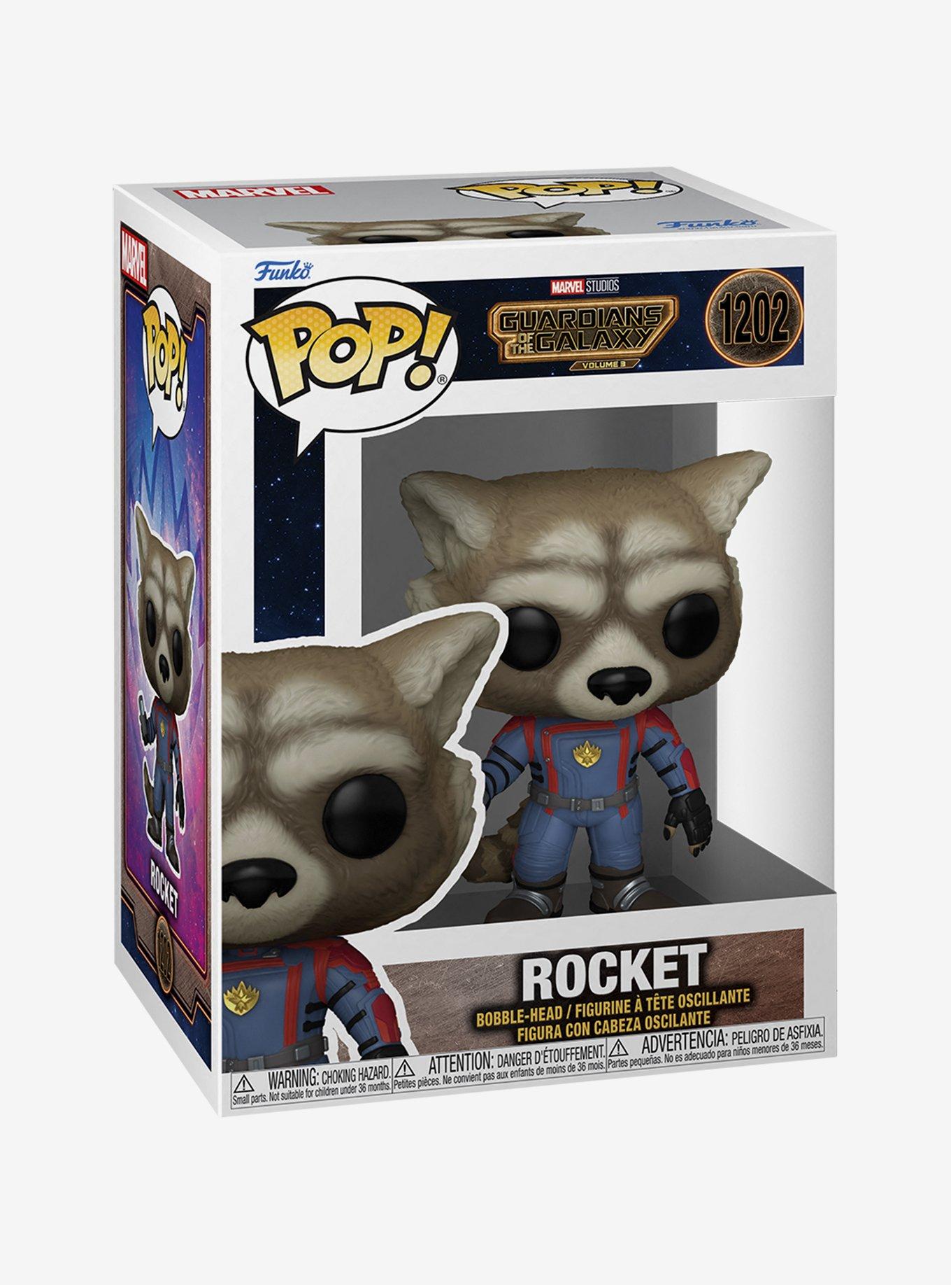 Funko Pop! Guardians of the Galaxy: Volume 3 Rocket Vinyl Bobble-Head, , alternate