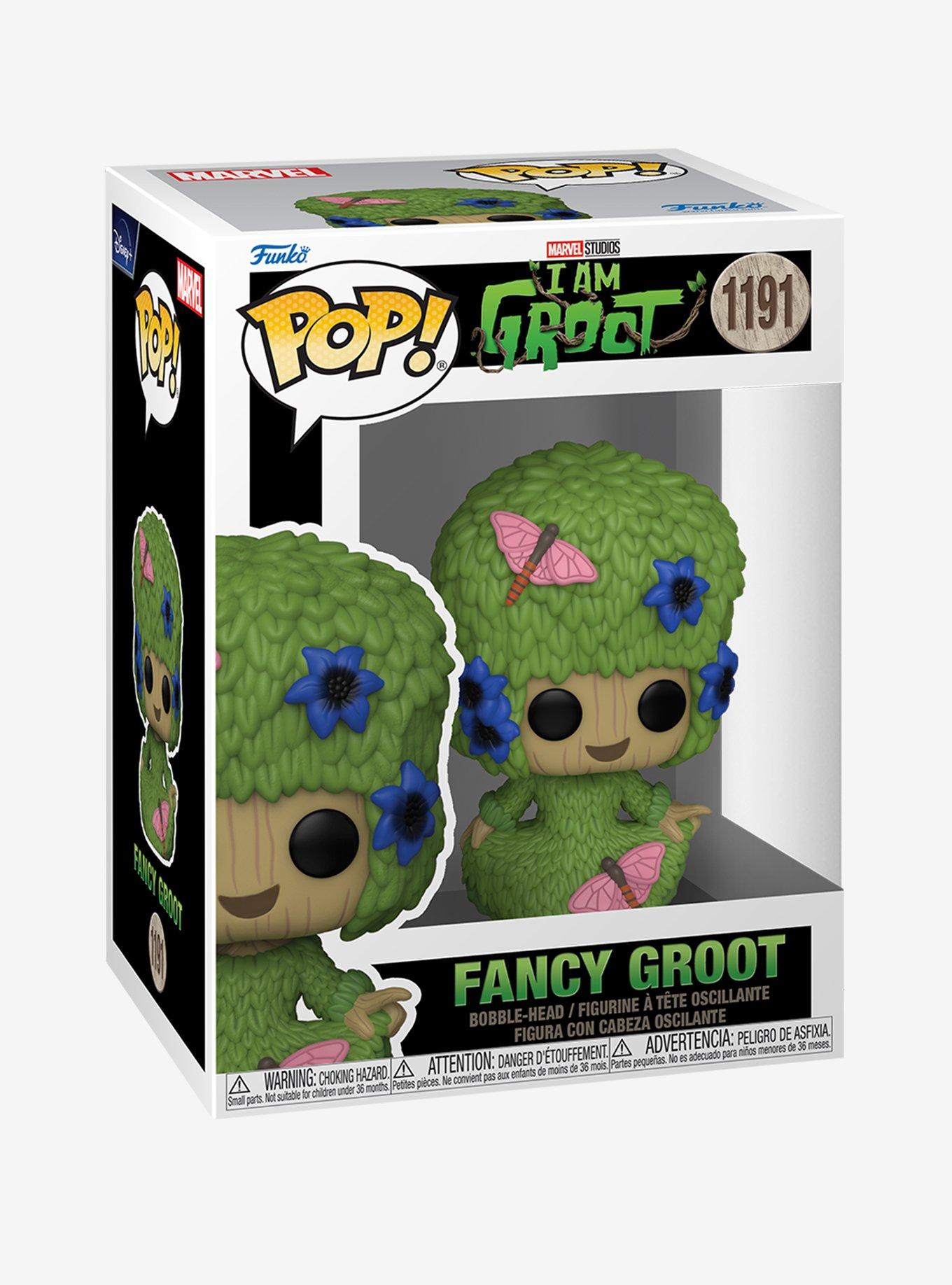 Funko Pop! Marvel I Am Groot Fancy Groot Vinyl Figure, , alternate