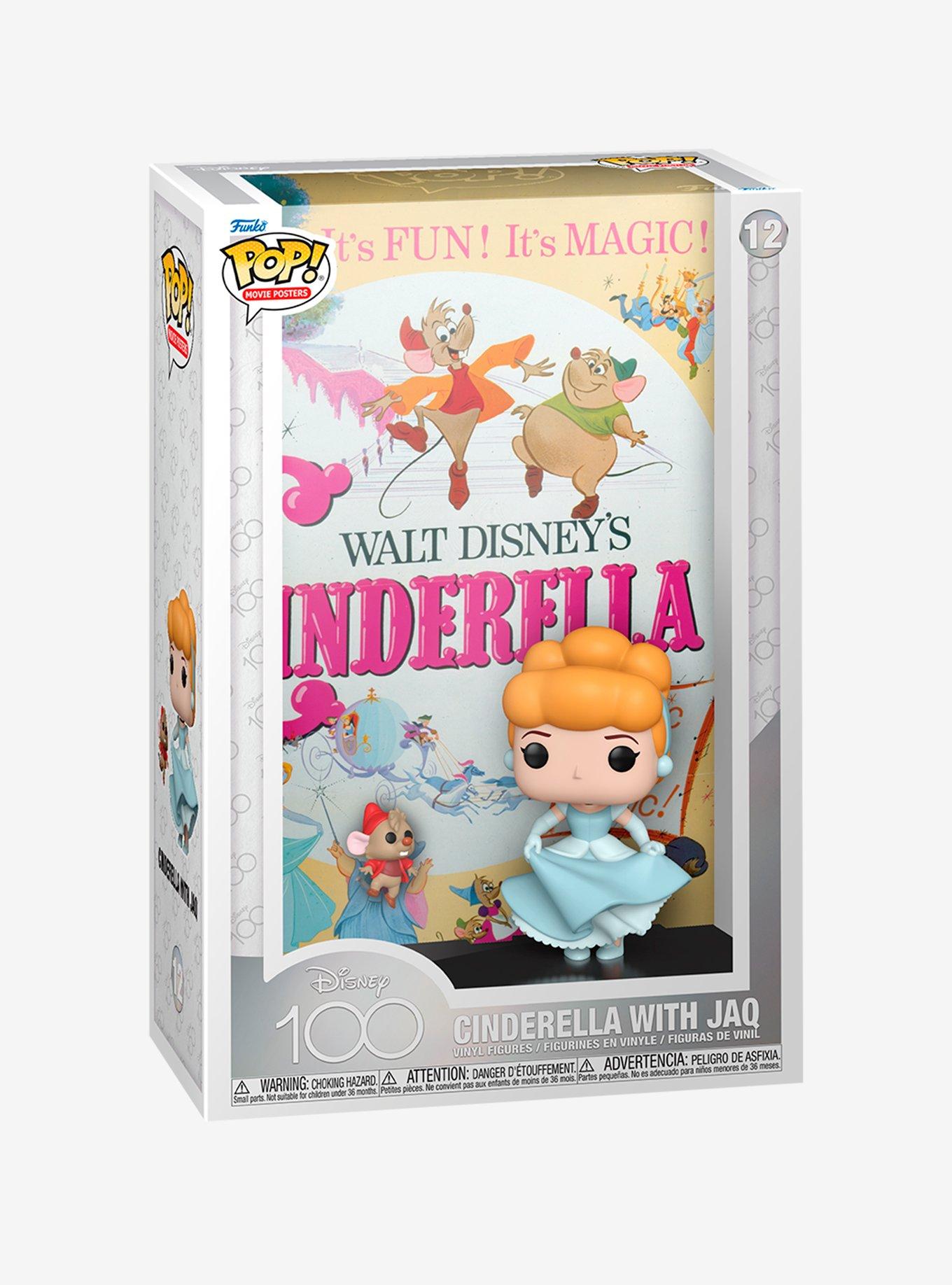 Funko Pop! Movie Posters Disney Cinderella with Jaq Vinyl Figures, , alternate