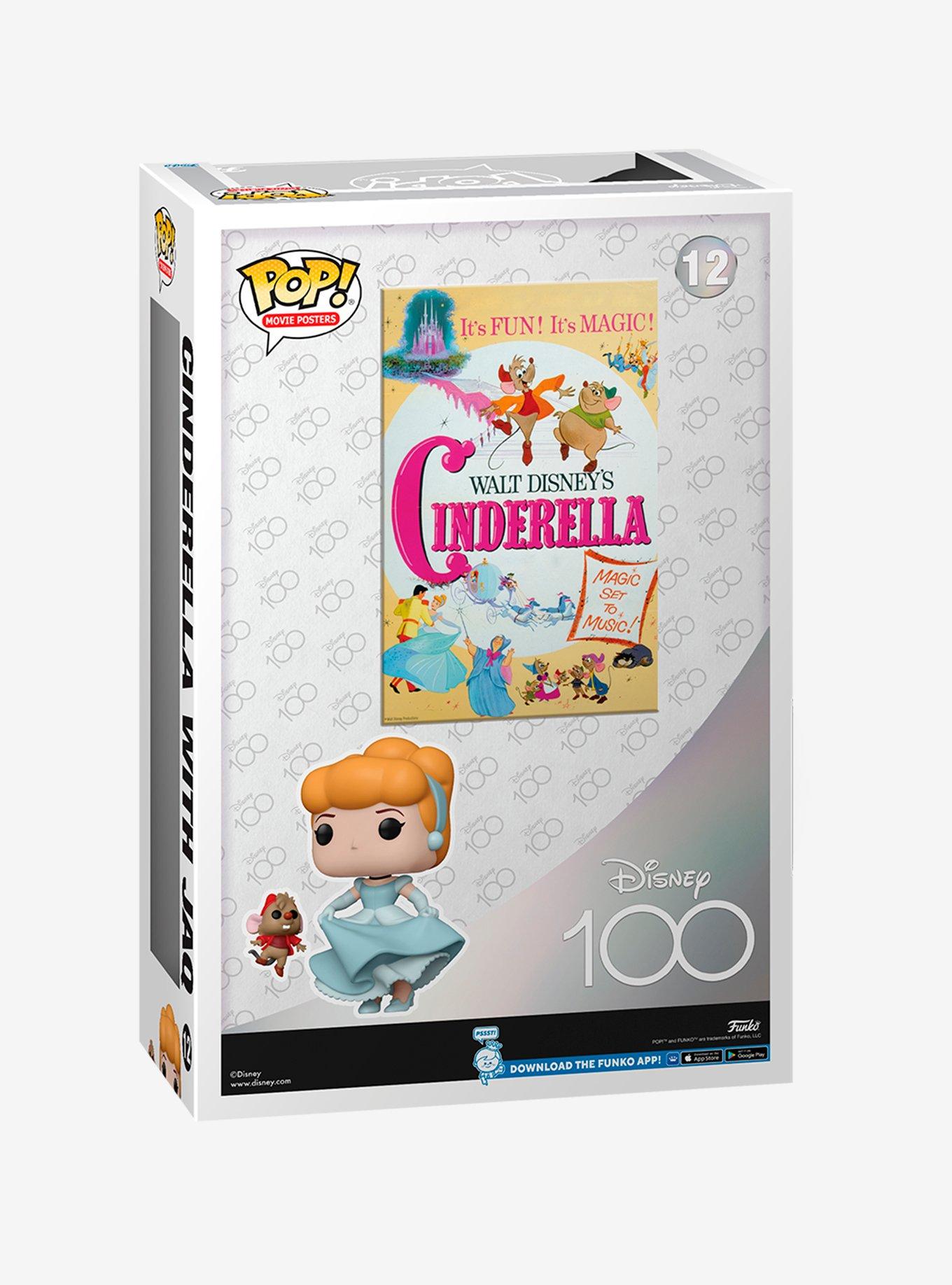Funko Pop! Movie Posters Disney Cinderella with Jaq Vinyl Figures, , alternate