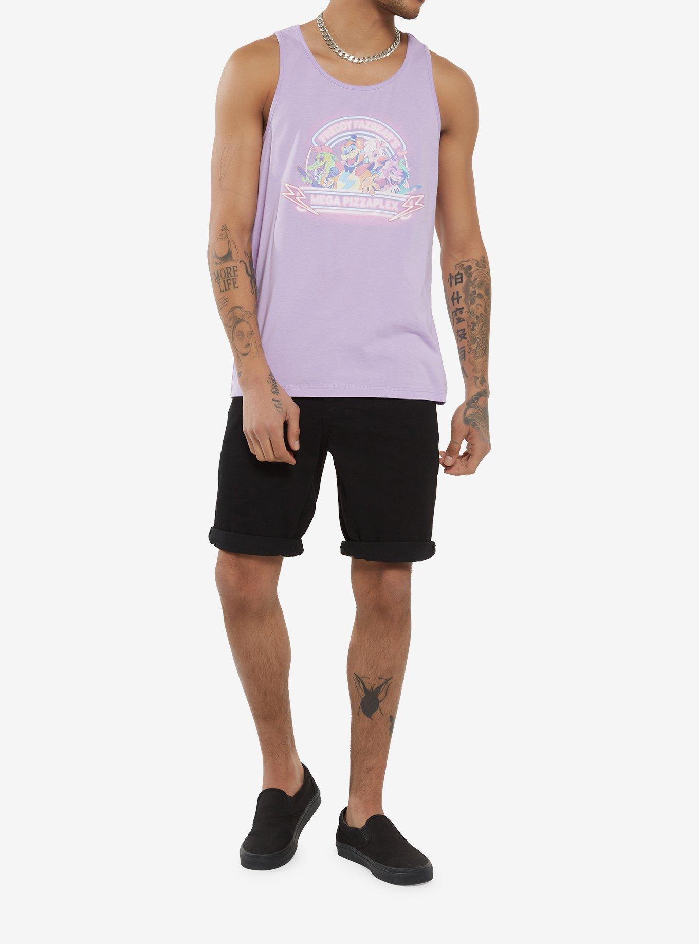 Five Nights At Freddy's Lavender Tank Top, LAVENDER, alternate