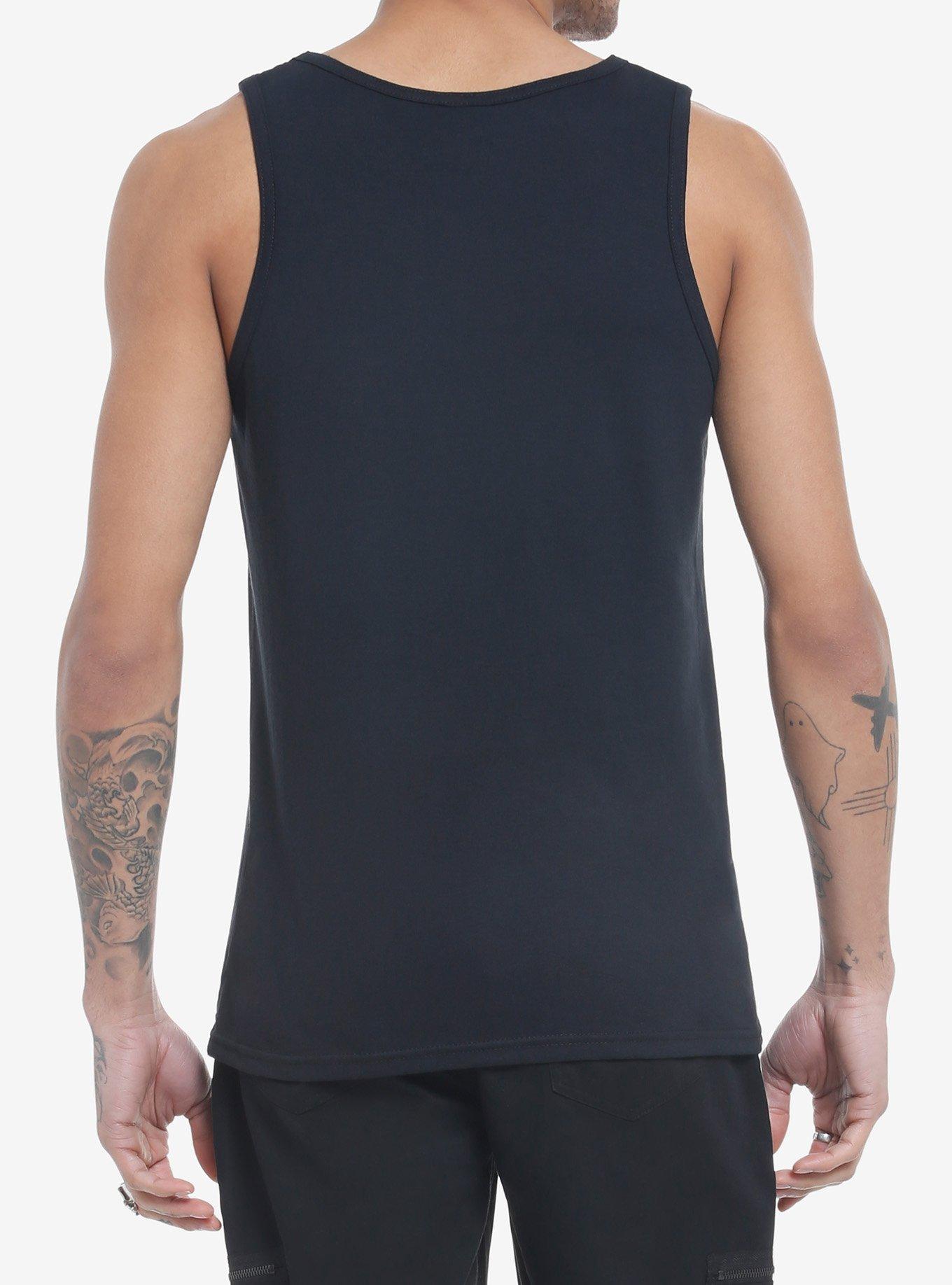 Skelanimals Kit The Cat Tank Top, BLACK, alternate