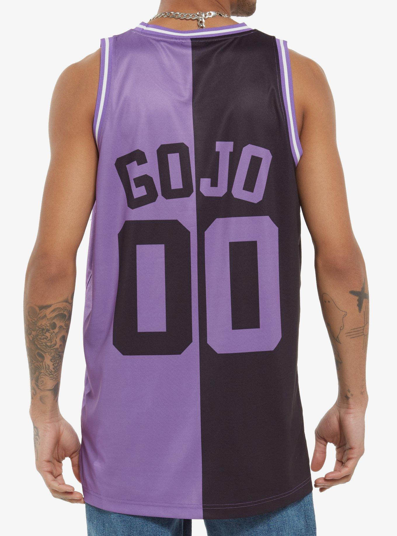 Jujutsu Kaisen Gojo Split Basketball Jersey, MULTI, alternate