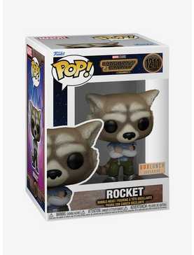 Funko Pop! Marvel Guardians of the Galaxy Rocket Raccoon Vinyl Bobble-Head - BoxLunch Exclusive, , hi-res