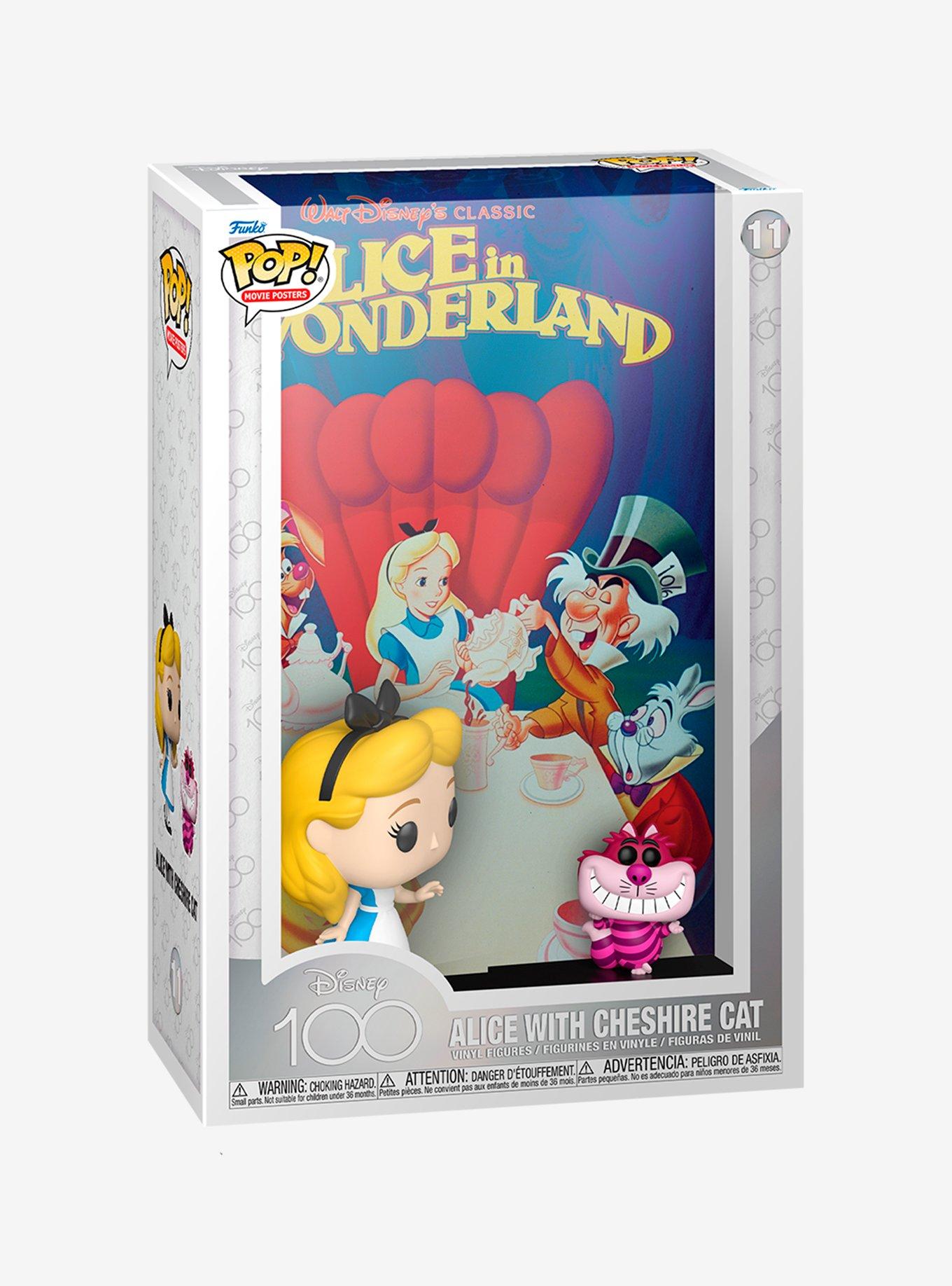 Funko Pop! Movie Posters Disney Alice in Wonderland Alice with Cheshire Cat Vinyl Figures, , alternate
