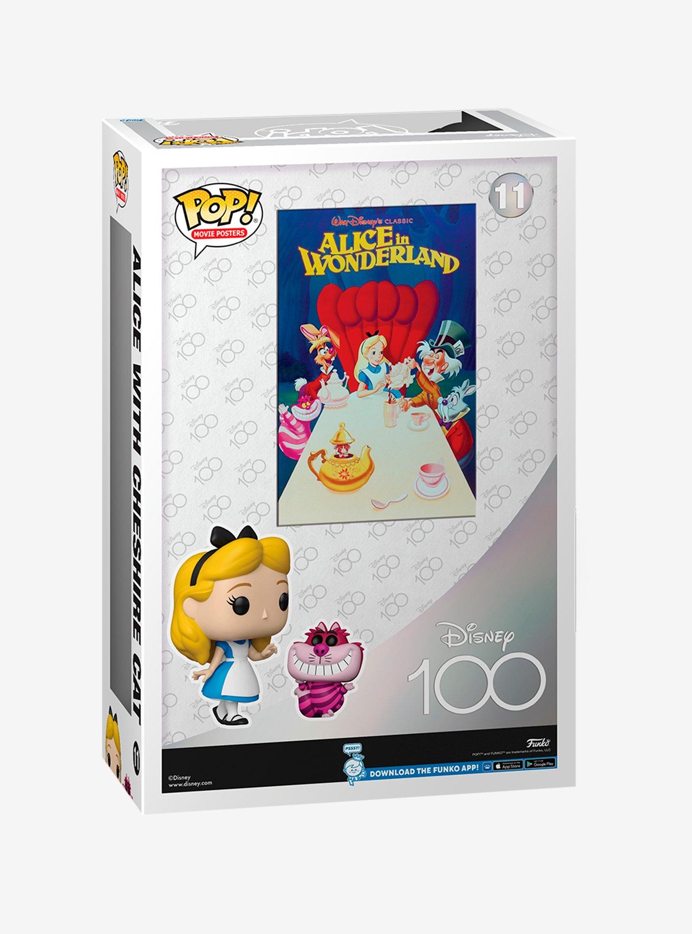 Funko Pop! Movie Posters Disney Alice in Wonderland Alice with Cheshire Cat Vinyl Figures, , alternate
