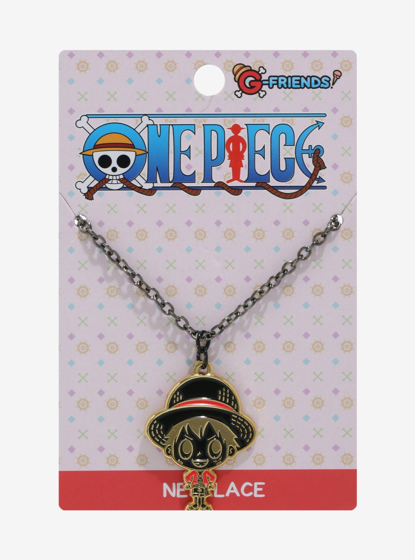 One Piece Chibi Luffy Necklace, , alternate