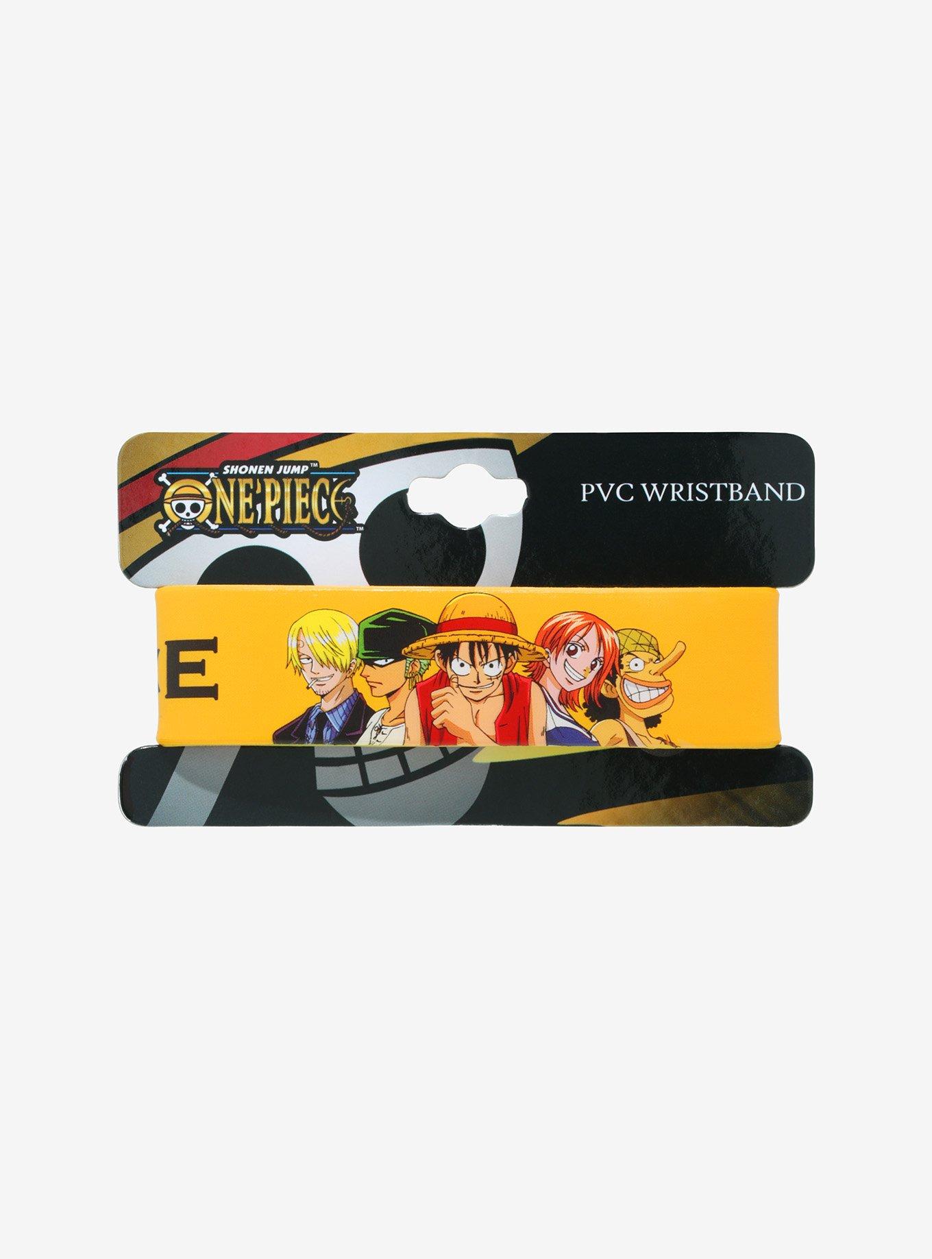 One Piece Straw Hat Pirates Rubber Bracelet, , alternate