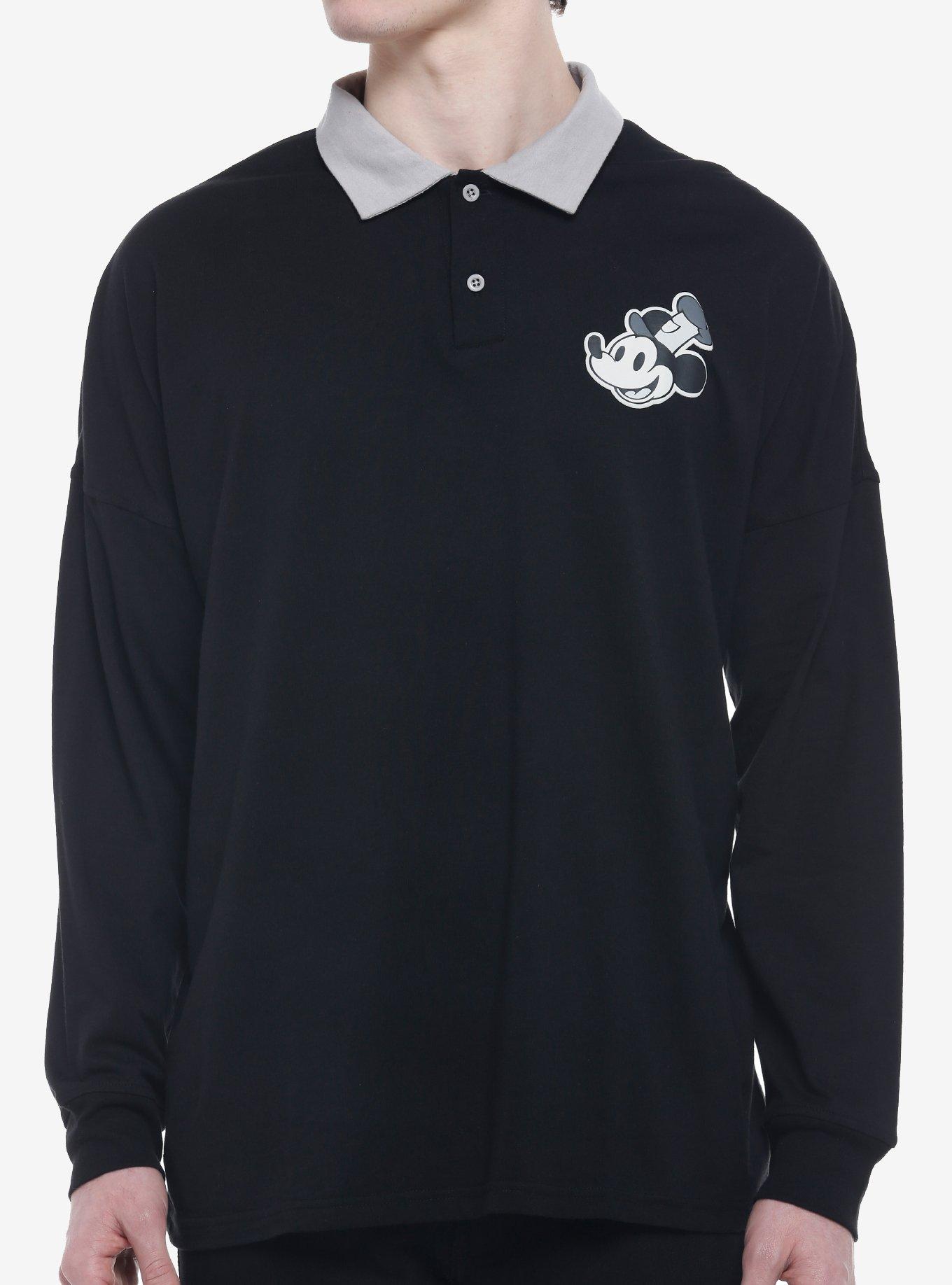 Our Universe Disney100 Mickey Mouse Steamboat Willie Athletic Jersey, BLACK  GREY  WHITE, alternate