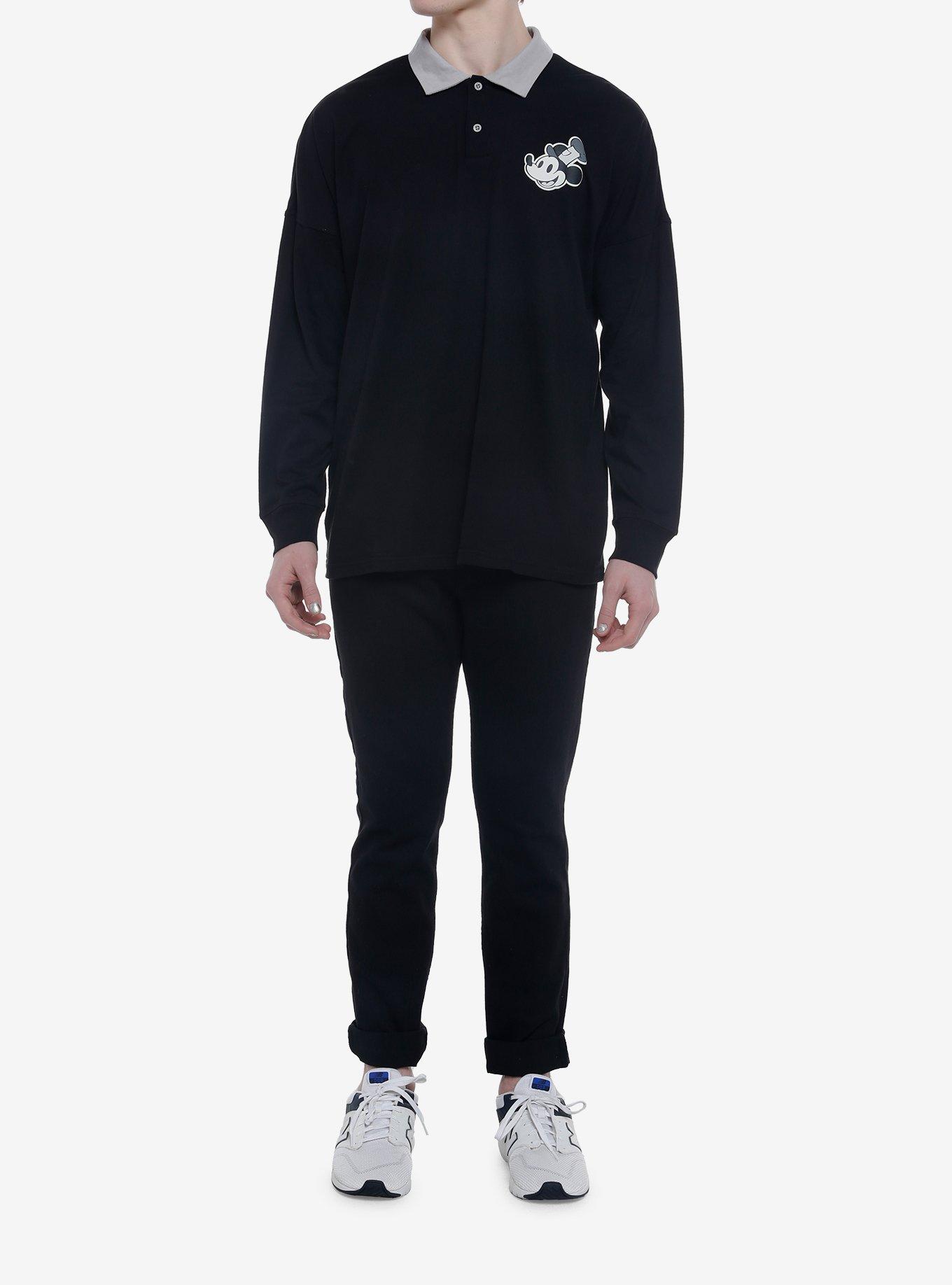 Our Universe Disney100 Mickey Mouse Steamboat Willie Athletic Jersey, BLACK  GREY  WHITE, alternate