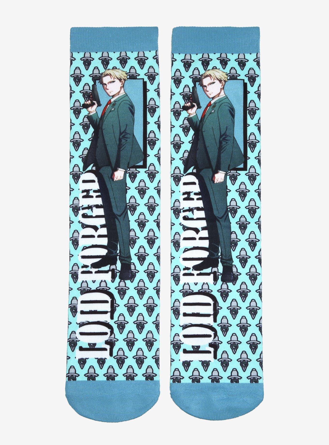 Spy x Family Loid Forger Character Crew Socks - BoxLunch Exclusive , , hi-res