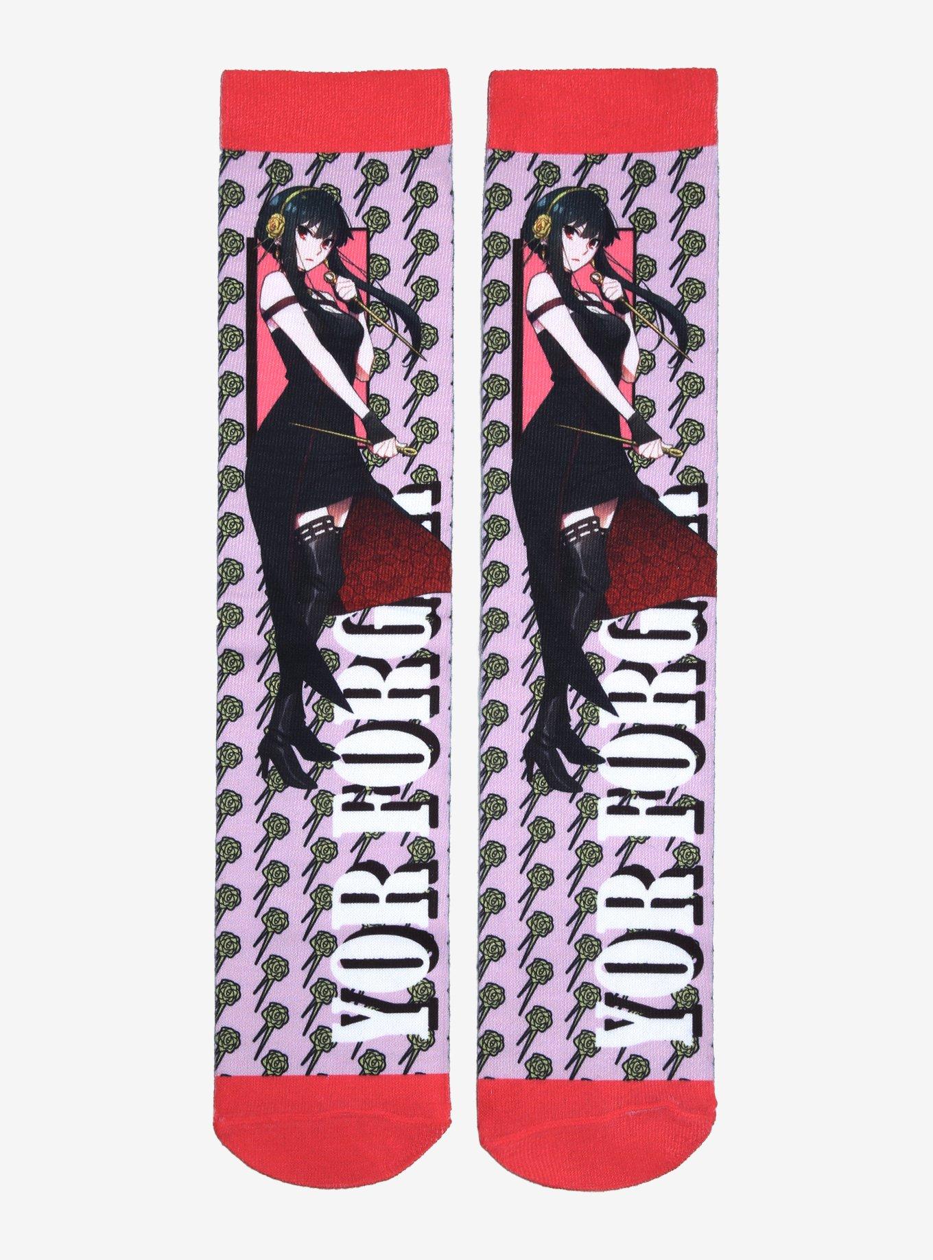 Spy x Family Yor Forger Character Crew Socks - BoxLunch Exclusive , , alternate