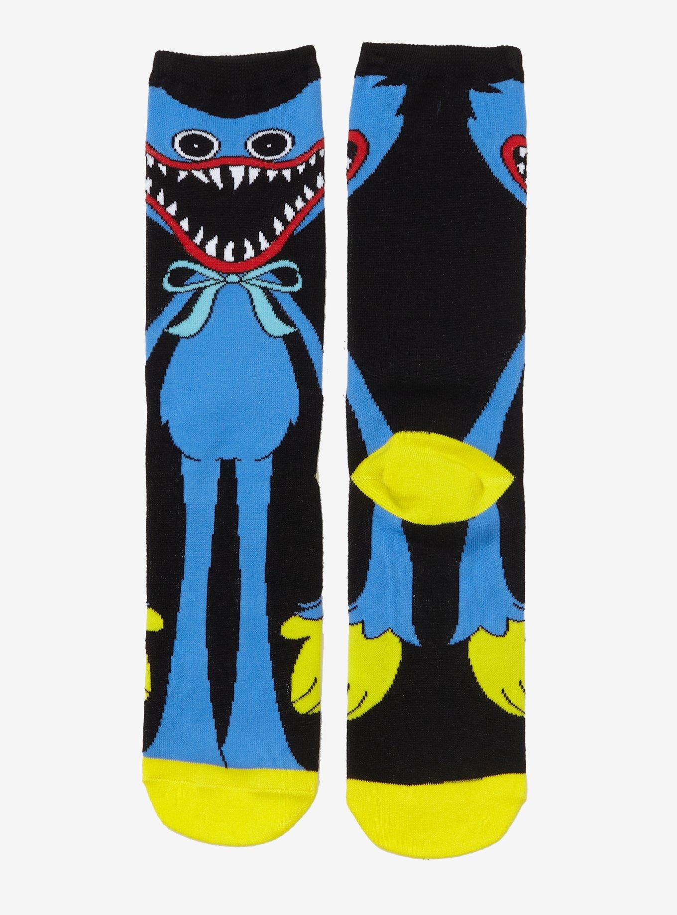 Poppy Playtime Huggy Wuggy Crew Socks, , alternate