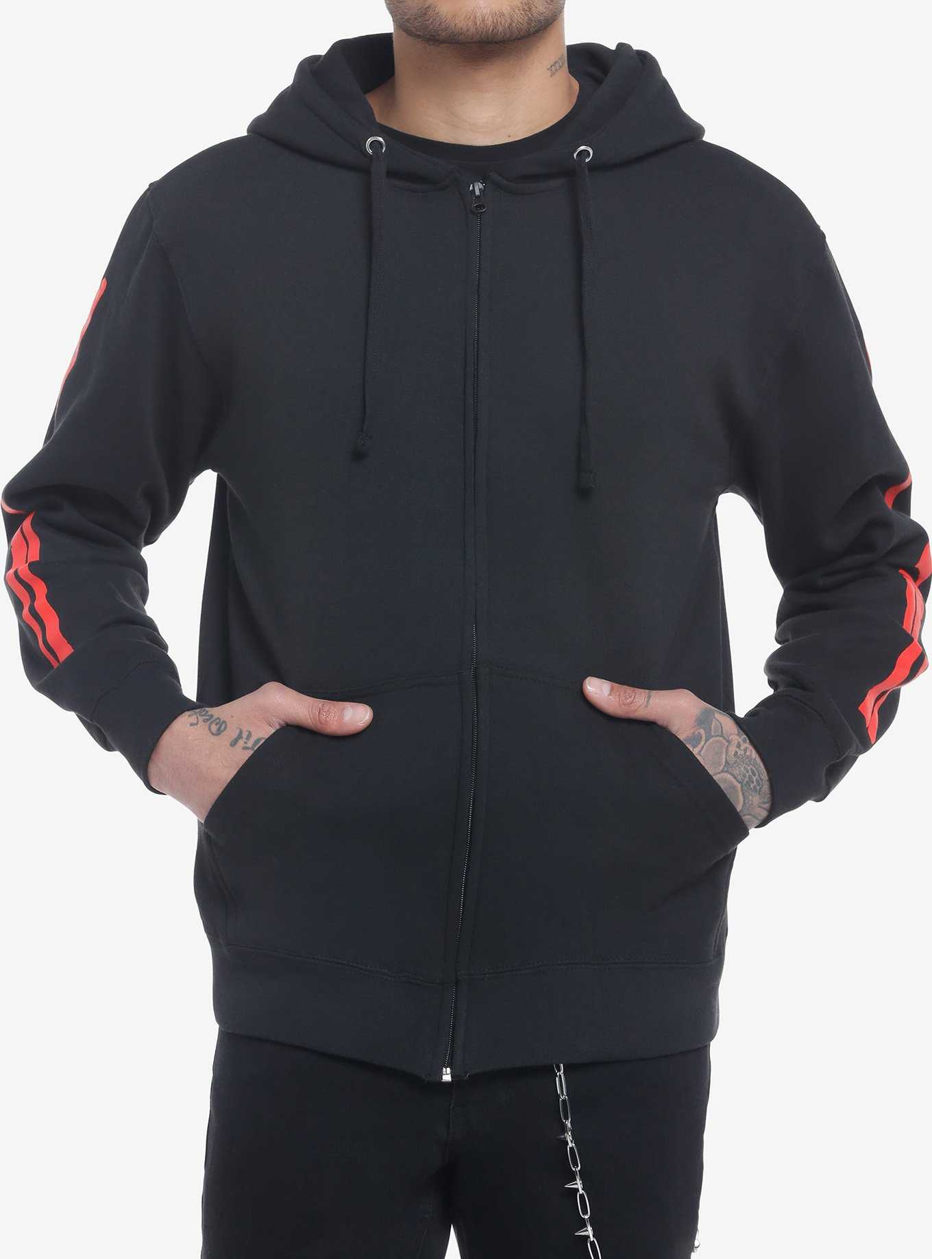 Red Skull Hoodie, , hi-res