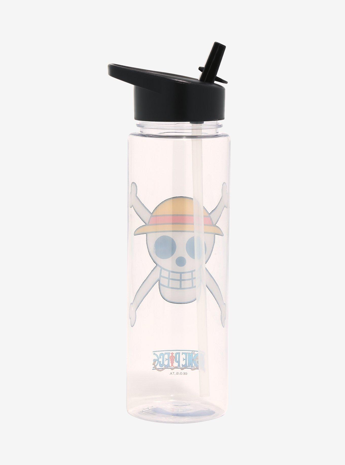 One Piece Straw Hat Pirates Logo Water Bottle, , alternate