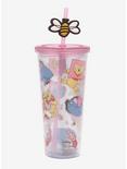 Disney Winnie The Pooh Hearts & Bees Acrylic Travel Cup, , alternate