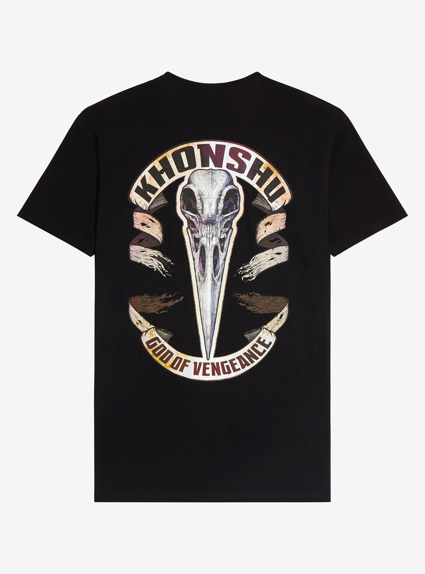 Marvel Moon Knight Khonshu God of Vengeance T-Shirt - BoxLunch Exclusive, BLACK, alternate