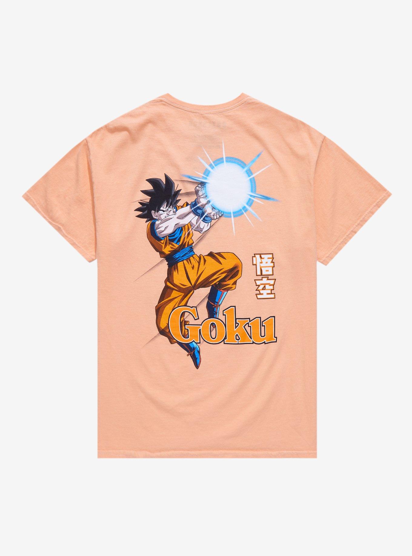 Dragon Ball Z Goku Portrait T-Shirt - BoxLunch Exclusive, LIGHT ORANGE, alternate