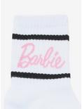 Barbie Logo Varsity Stripe Crew Socks, , alternate