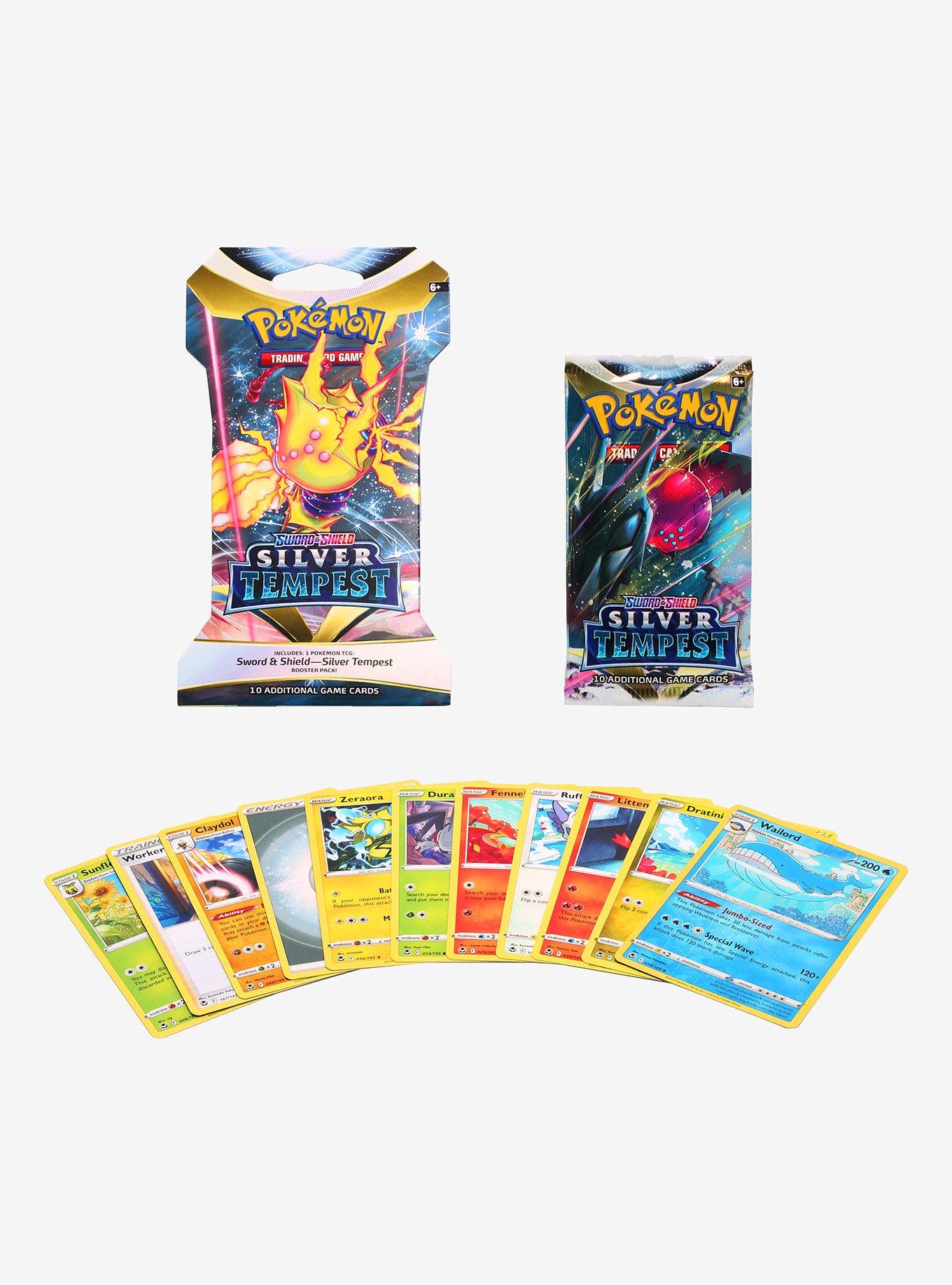 Pok&eacute;mon Trading Card Game Sword and Shield Silver Tempest Booster Pack, , alternate