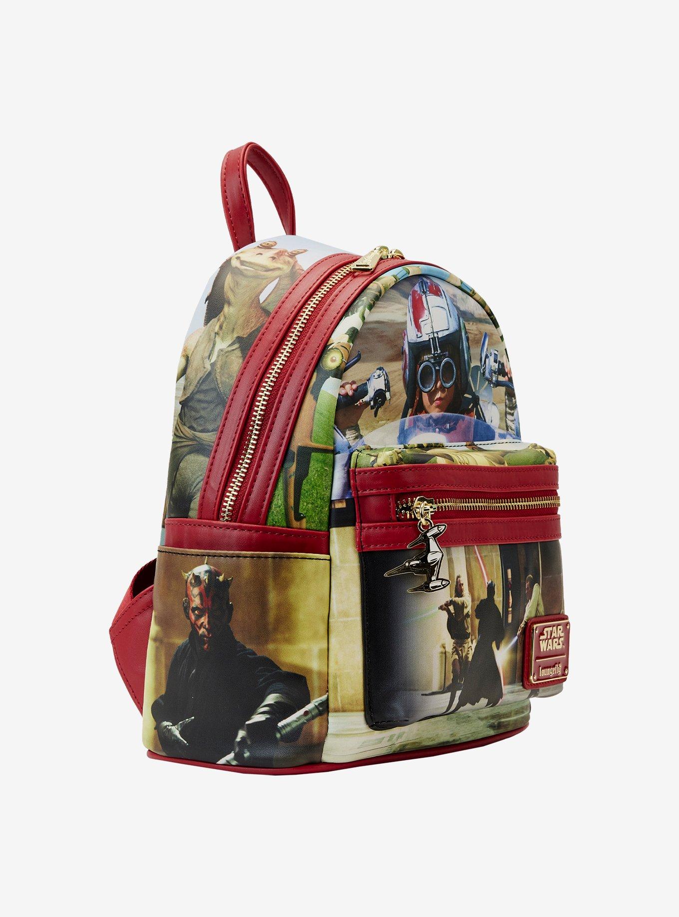 Loungefly Star Wars: Episode 1 The Phantom Menace Scenes Mini Backpack, , alternate