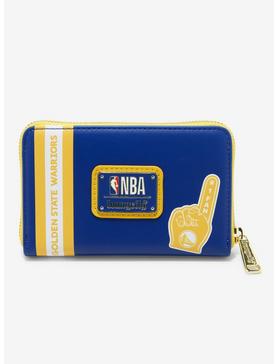 Loungefly NBA Golden State Warriors Patch Zipper Wallet, , hi-res