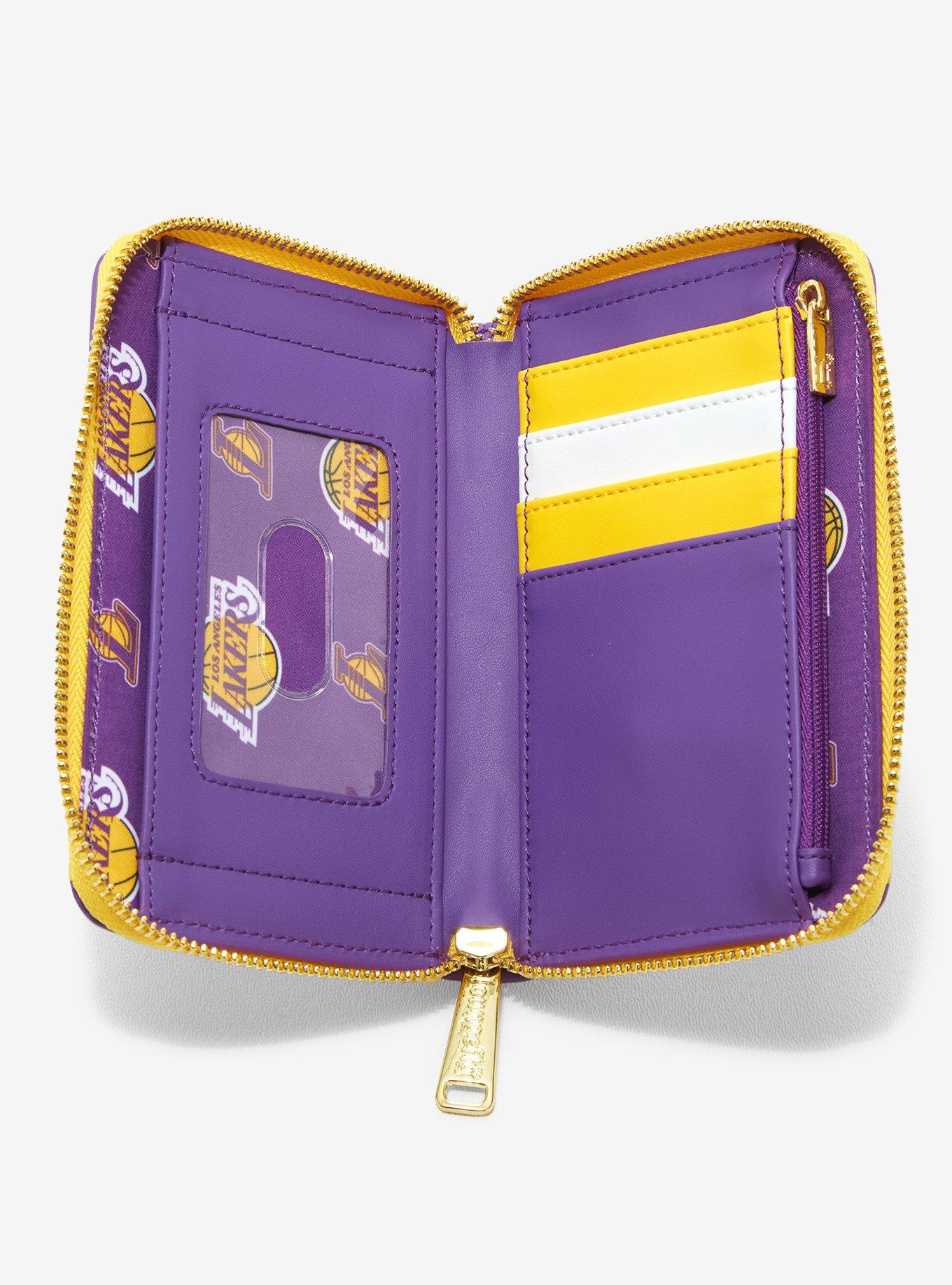 Loungefly NBA LA Lakers Patch Zipper Wallet, , alternate