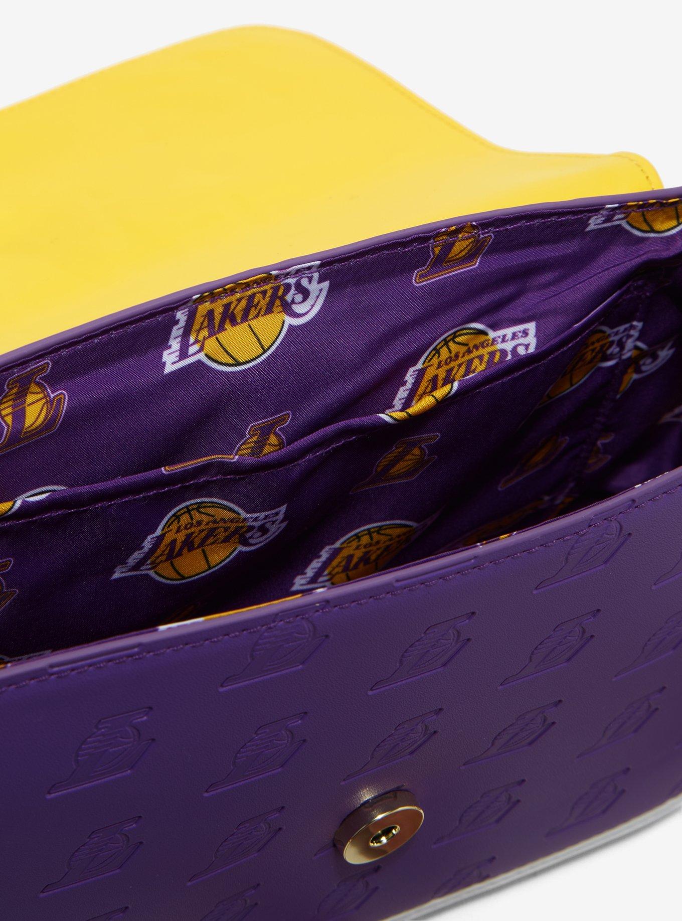 Loungefly NBA LA Lakers Patch Crossbody Bag, , alternate