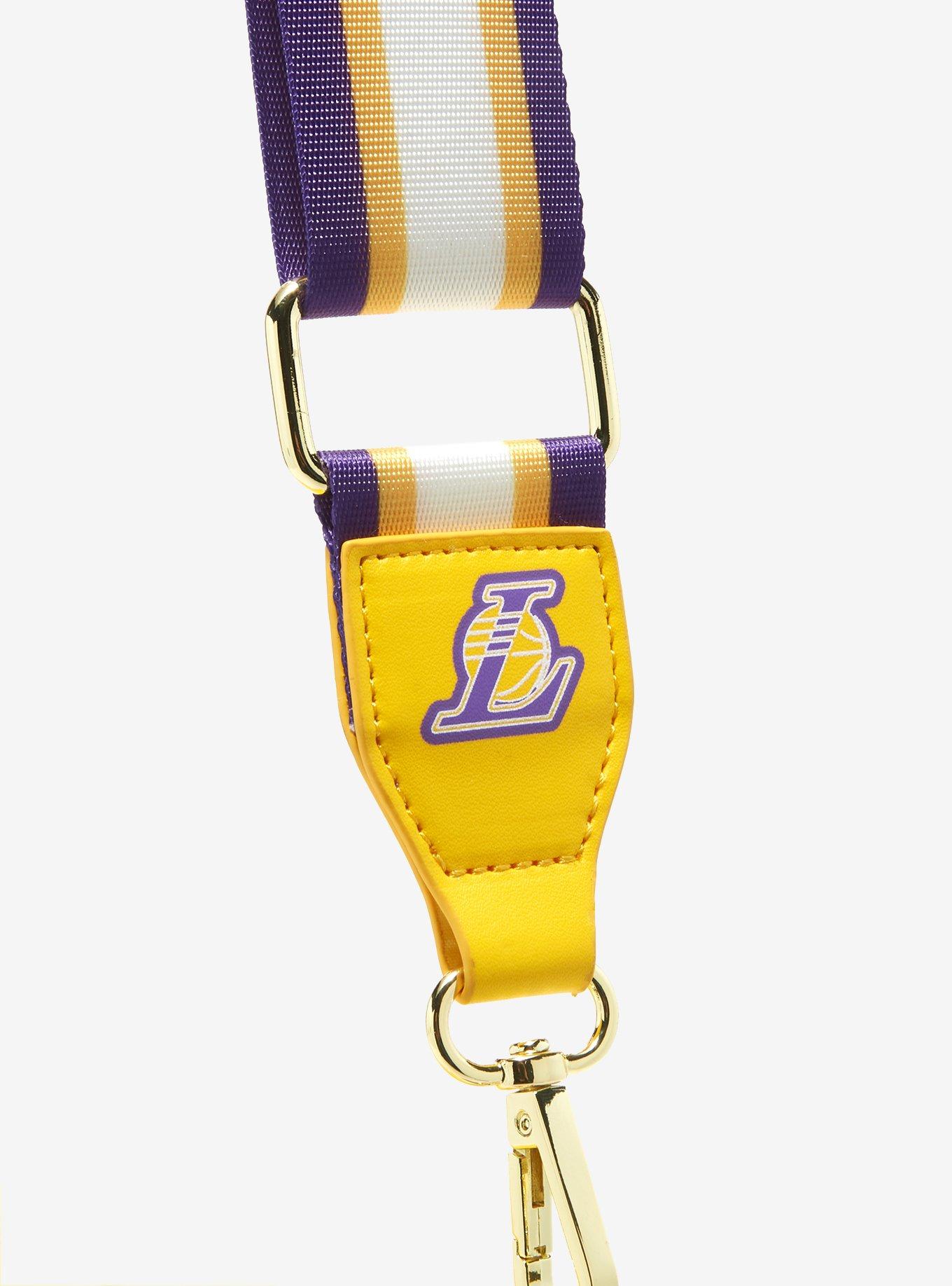 Loungefly NBA LA Lakers Patch Crossbody Bag, , alternate
