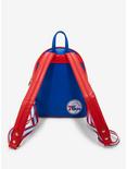 Loungefly NBA Philadelphia 76ers Patch Mini Backpack, , alternate