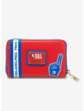 Loungefly NBA Philadelphia 76ers Patch Zipper Wallet, , hi-res