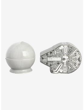 Star Wars Death Star Falcon Salt & Pepper Shaker Set, , hi-res