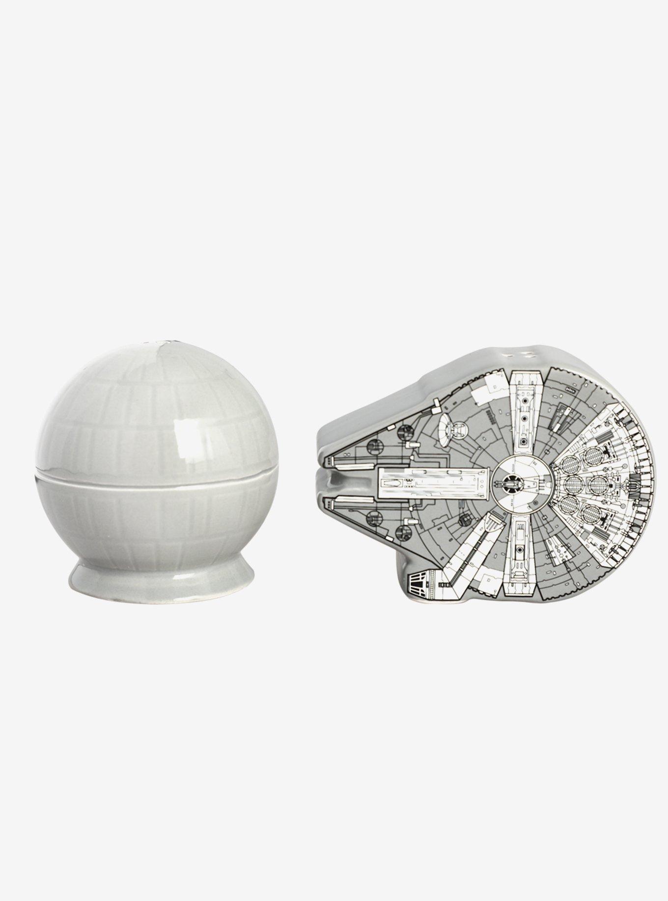 Star Wars Death Star Falcon Salt & Pepper Shaker Set, , alternate