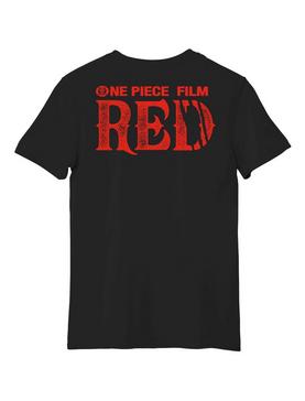 Plus Size One Piece Film: Red Trio Collage T-Shirt, , hi-res