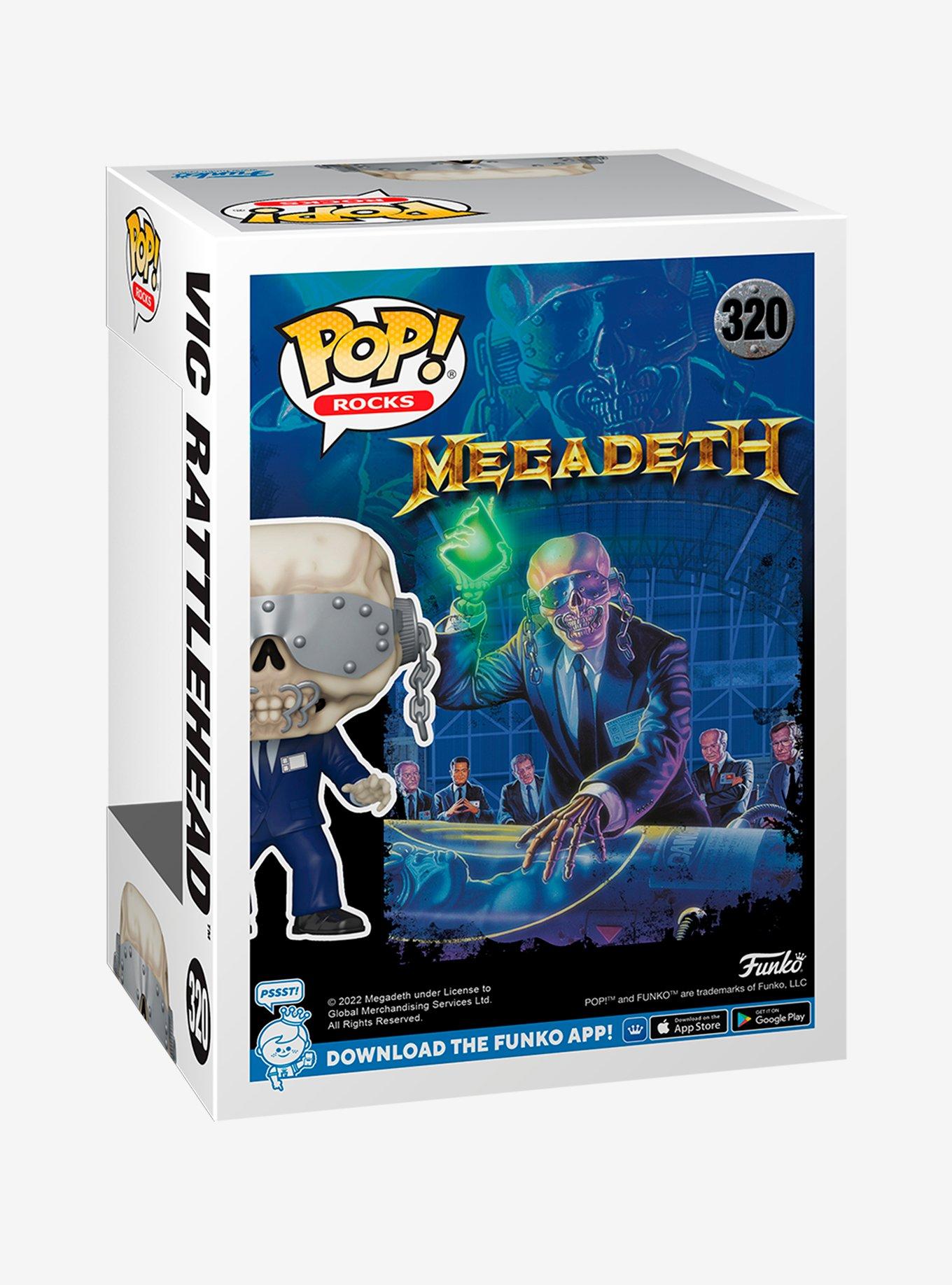 Funko Megadeth Pop! Rocks Vic Rattlehead Vinyl Figure, , alternate