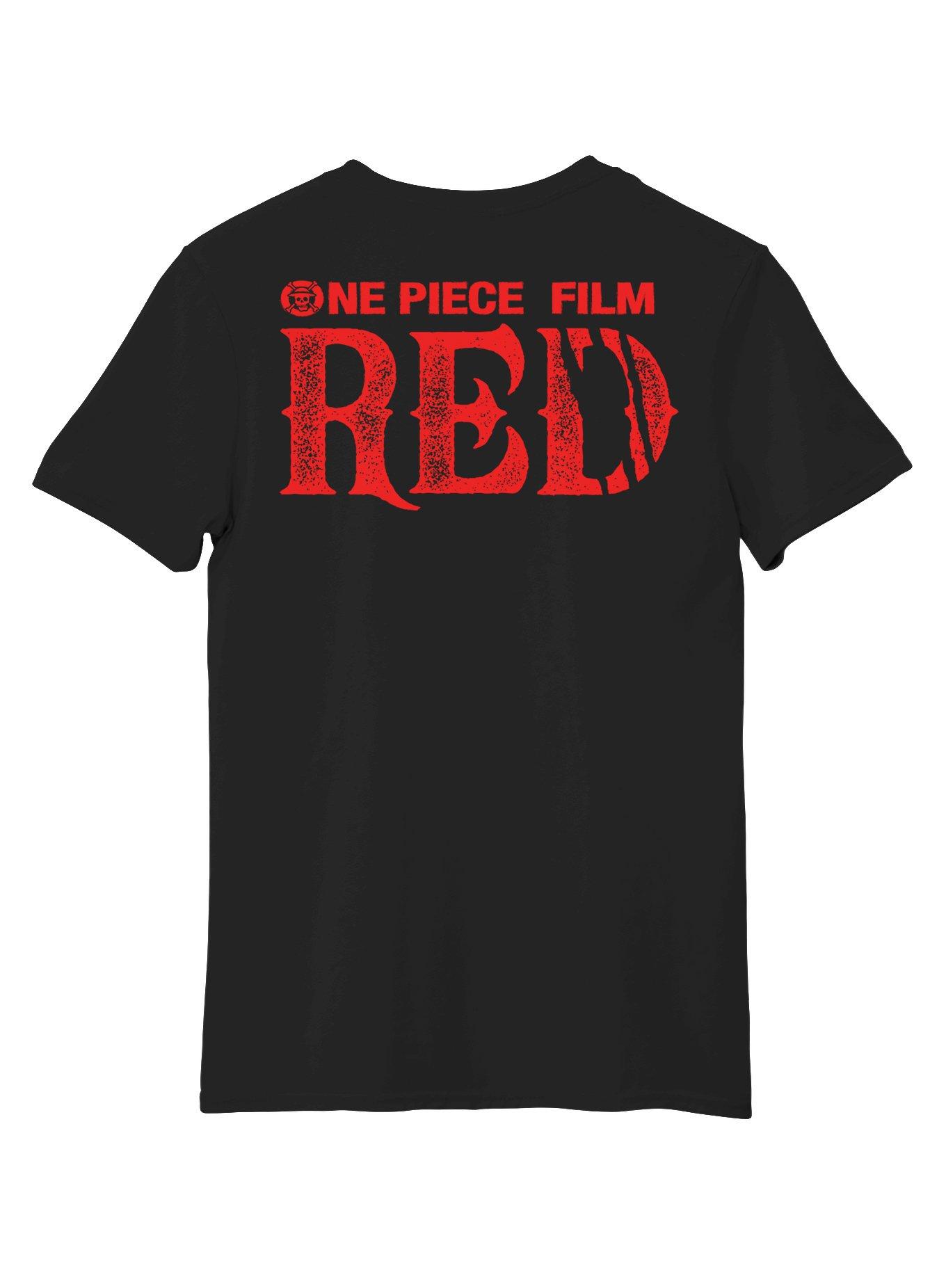 One Piece Film: Red Straw Hats Crew T-Shirt, BLACK, alternate