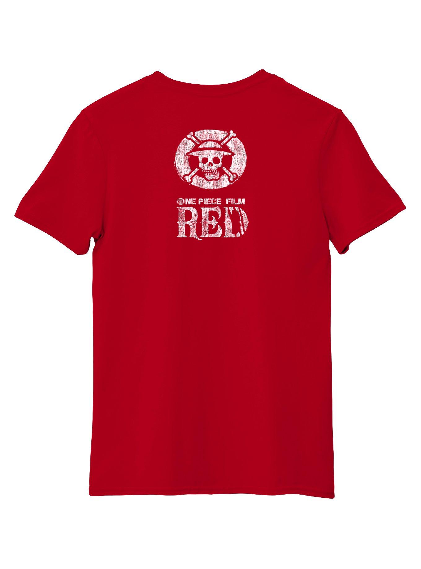 One Piece Film: Red Luffy T-Shirt, RED, alternate