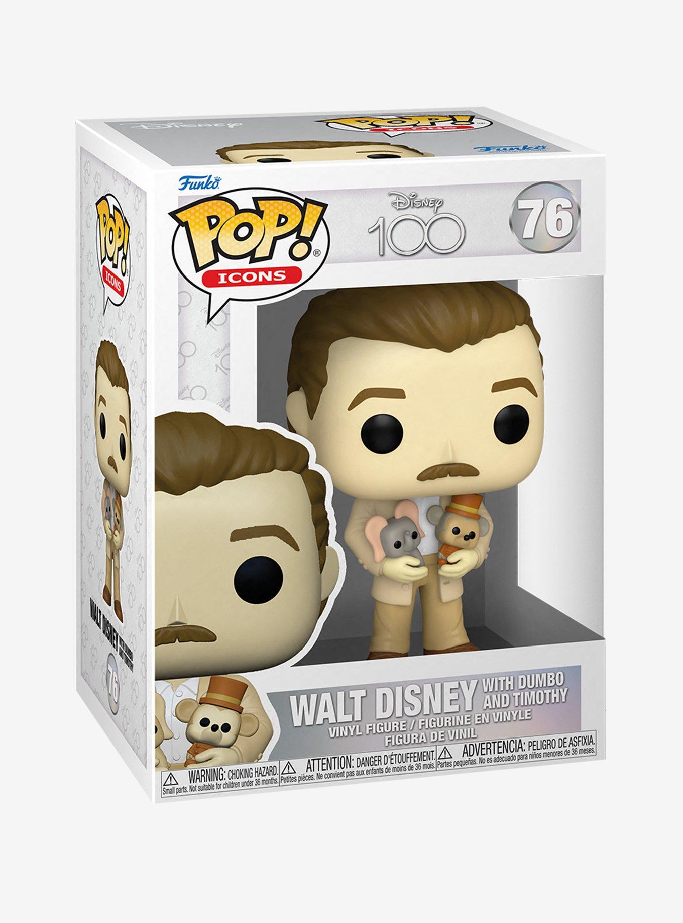 Funko Disney100 Pop! Walt With Dumbo & Timothy Vinyl Figure, , alternate