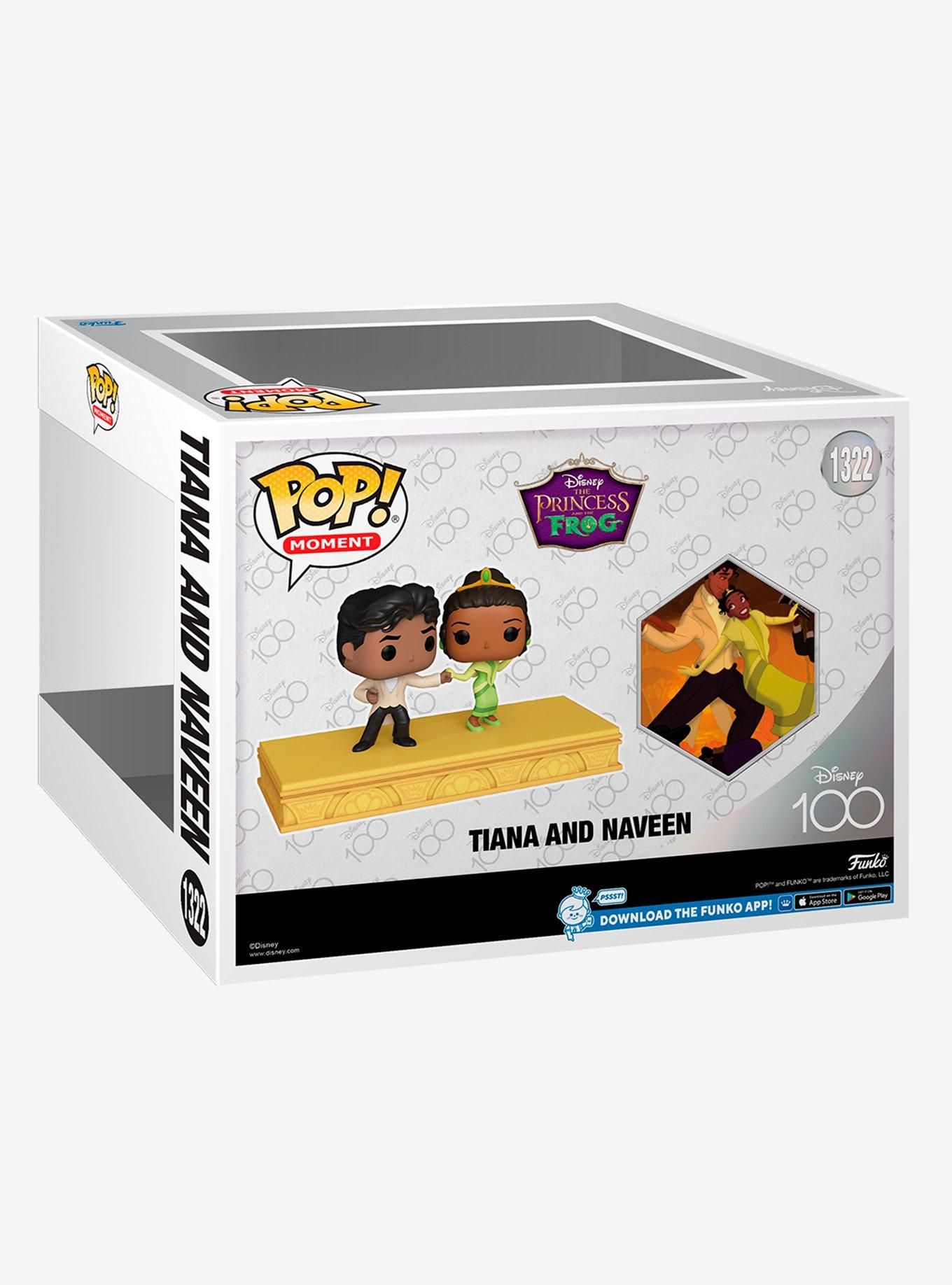 Funko Disney100 The Princess And The Frog Pop! Moment Tiana & Naveen Vinyl Figure, , alternate