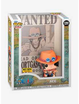 Funko One Piece Pop! Poster Ace Wanted Poster Vinyl Figure Hot Topic Exclusive, , hi-res