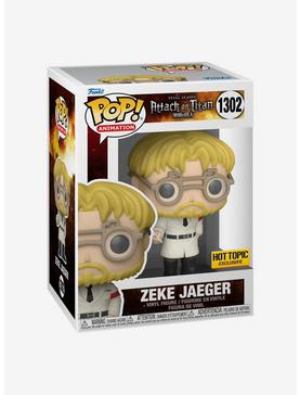Plus Size Funko Attack On Titan Pop! Animation Zeke Yeager Vinyl Figure Hot Topic Exclusive, , hi-res