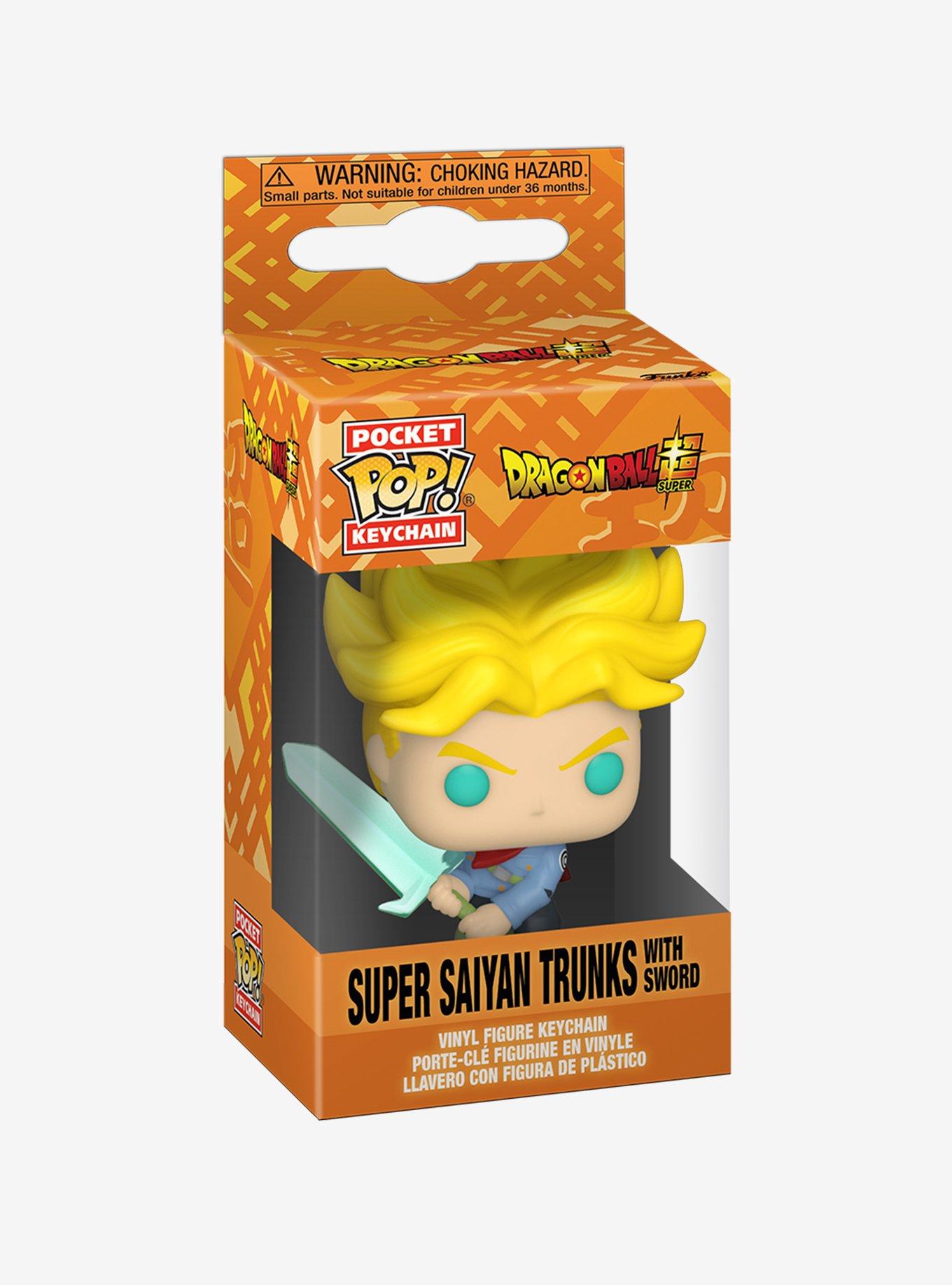 Funko Dragon Ball Super Pocket Pop! Super Saiyan Trunks With Sword Vinyl Key Chain, , alternate