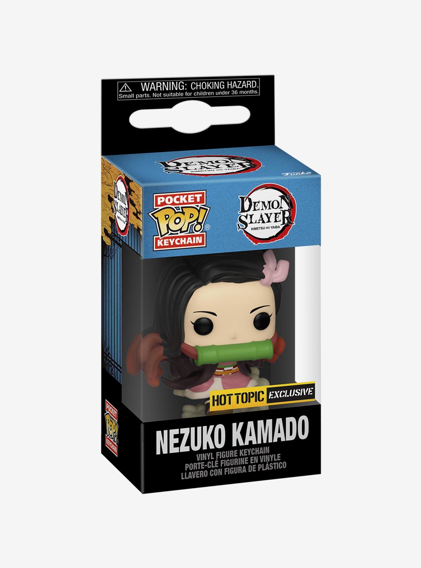 Funko Demon Slayer: Kimetsu No Yaiba Pocket Pop! Nezuko Kamado Key Chain Hot Topic Exclusive, , alternate