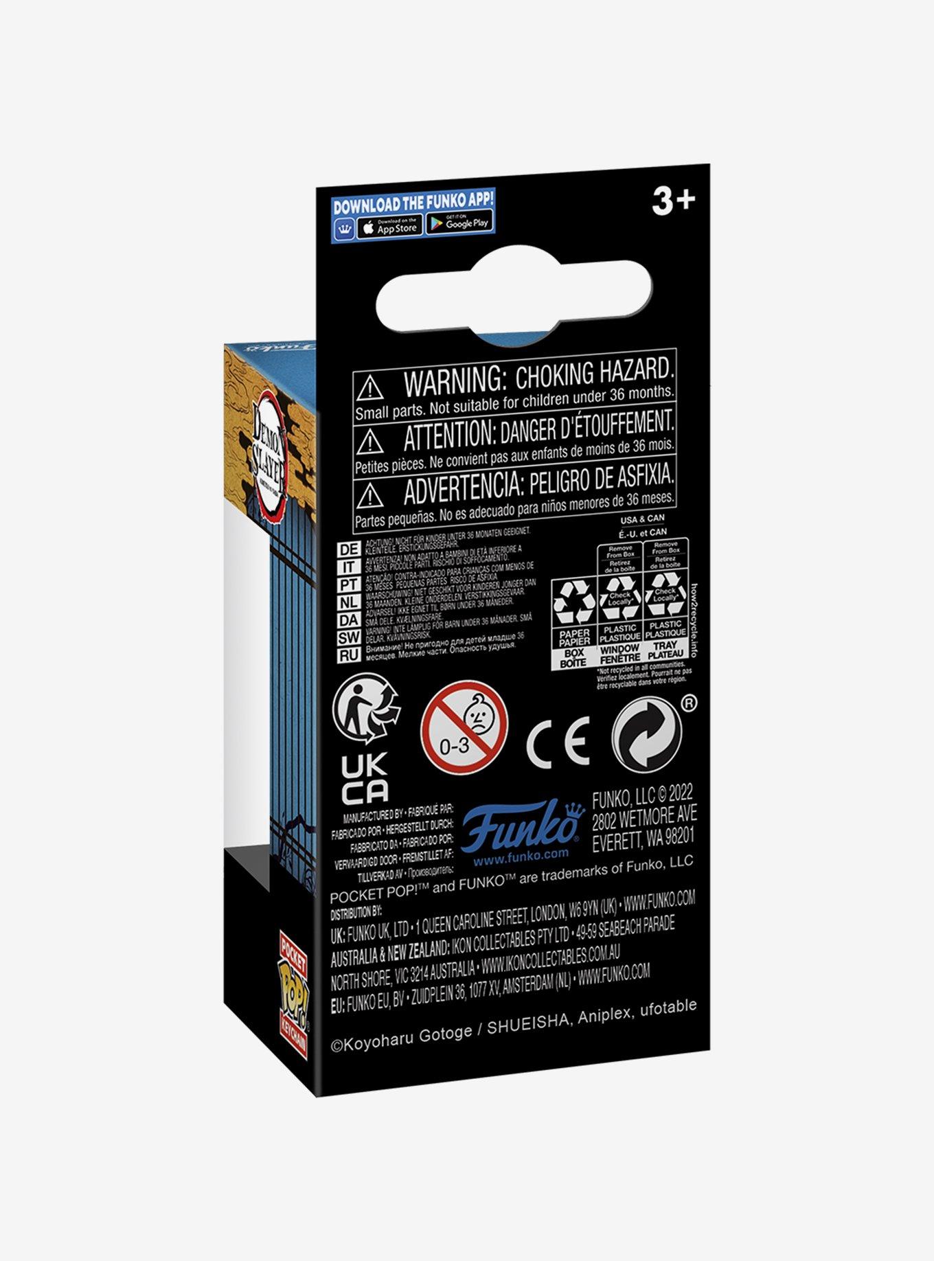 Funko Demon Slayer: Kimetsu No Yaiba Pocket Pop! Nezuko Kamado Key Chain Hot Topic Exclusive, , alternate