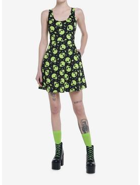 Social Collision Green Alien Dress, , hi-res