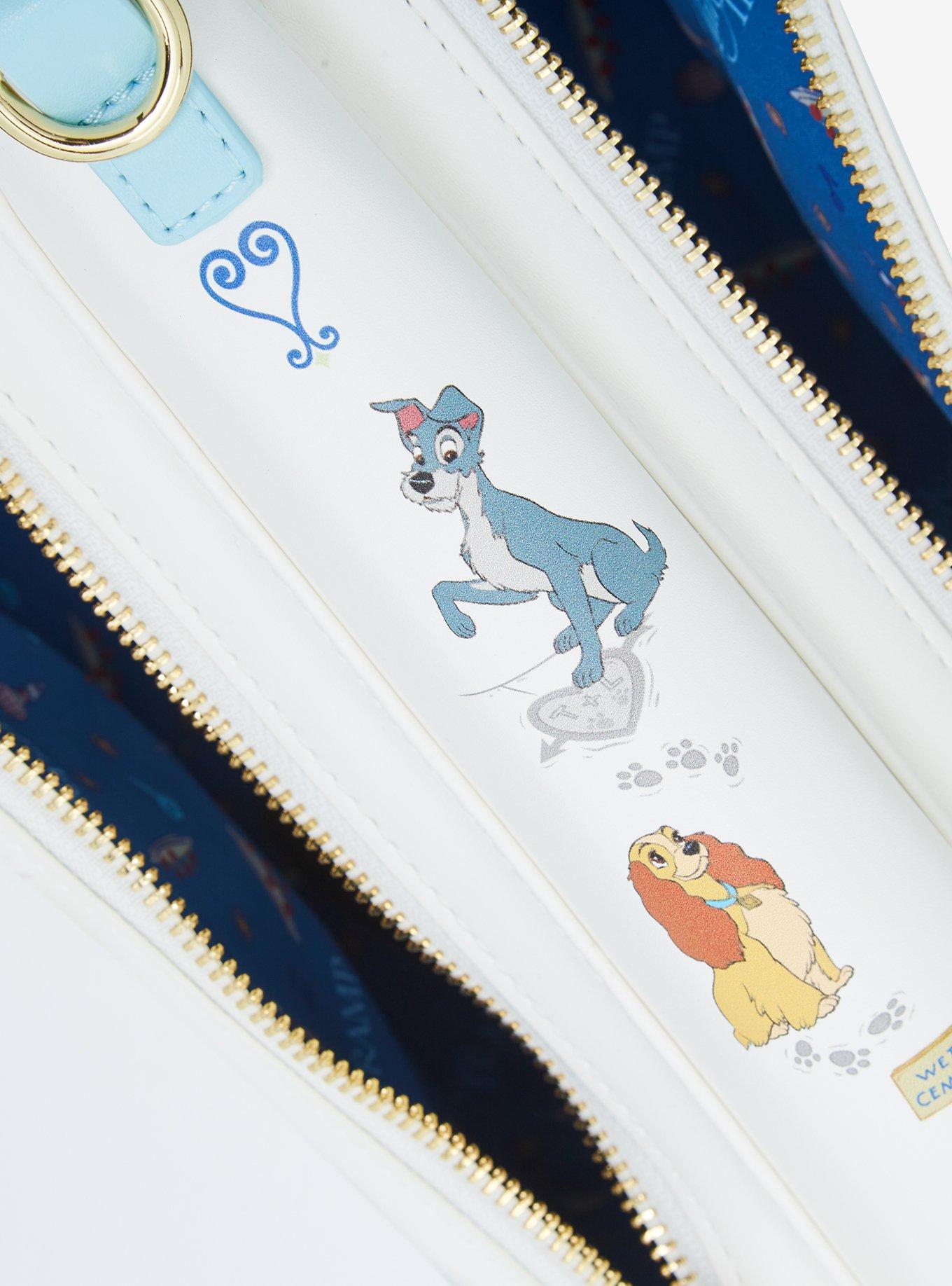 Disney Lady and the Tramp Book Convertible Crossbody Bag, , alternate